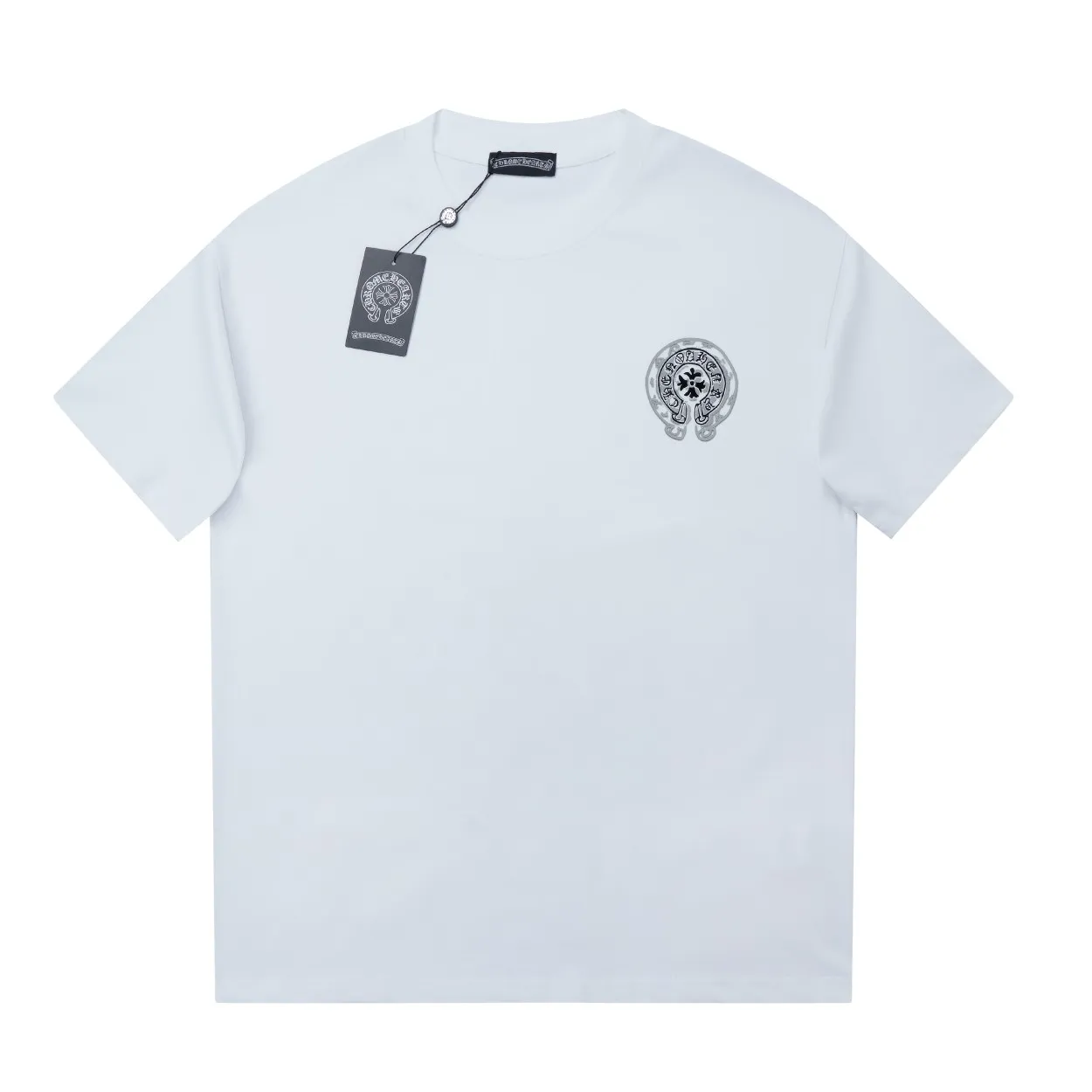 🅿️210 High quality ✨Cro❤✨🆕Classic logo letter pattern short sleeves. Official website synchronization, pure cotton fabric at the counter! Comfortable against the skin, durable and easy to wear, classic and simple logo design, meticulous original craftsmanship, customized 290G same vat dyed fabric, very comfortable to the touch, latest brick cabinet synchronization, OS off-shoulder version, fashionable and personalized, super versatile and good-looking, very suitable for both men and women, a must-have style, tag, collar label, washed wheat, complete with three labels, white, blue, green, 3️⃣colors S M L XL
